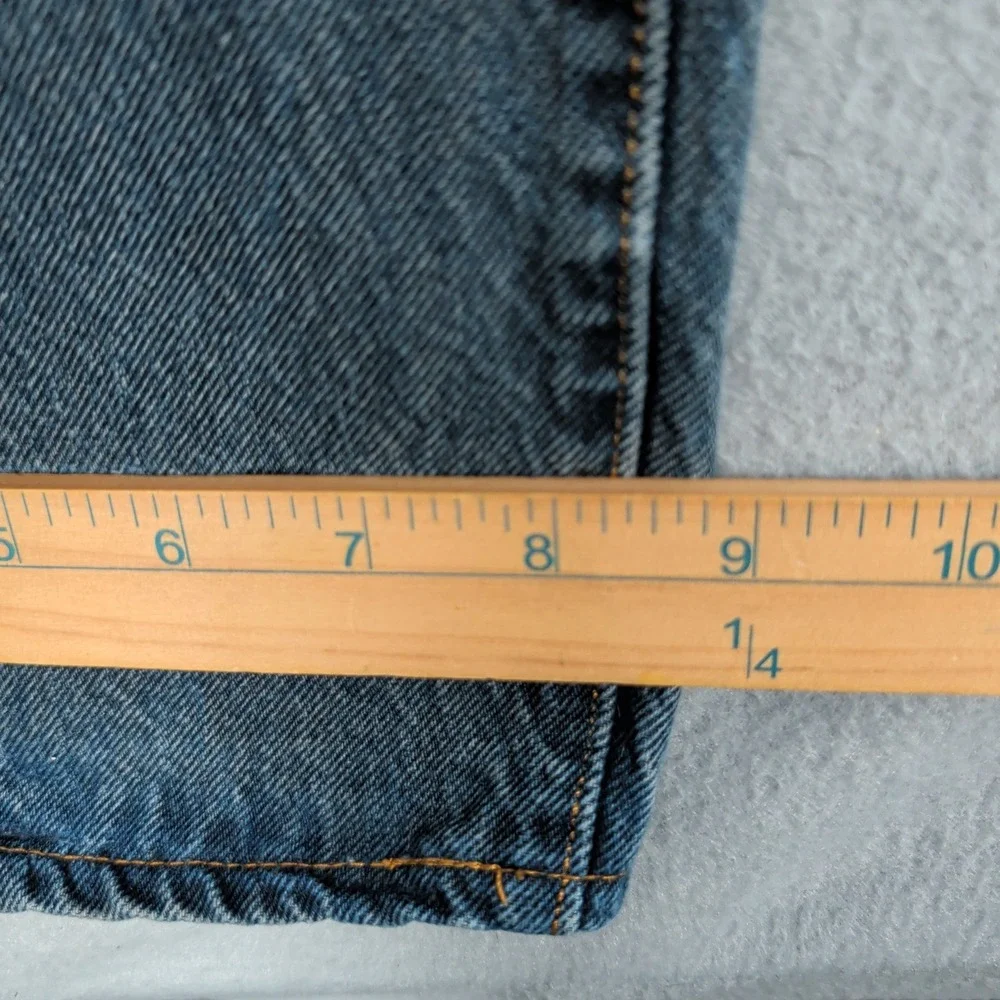Levi's 501 Jeans Mens 38x32 Blue Original Fit Button Fly Straight Leg Denim
